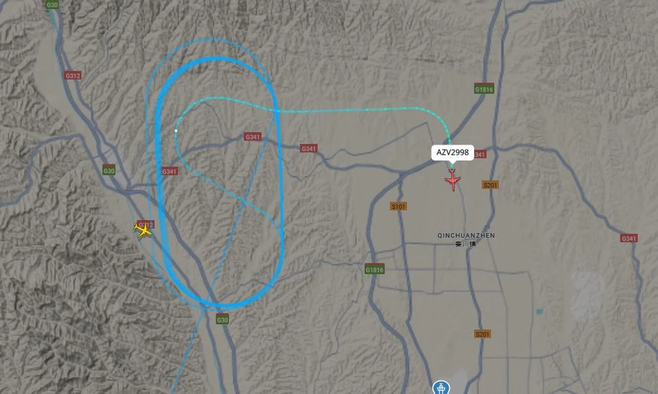 Avion ruske kompanije sleće na aerodrom u Landžou