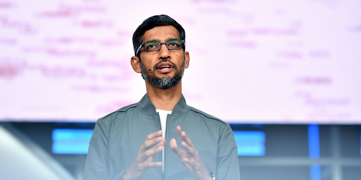  Sundar Pichai, CEO Google.