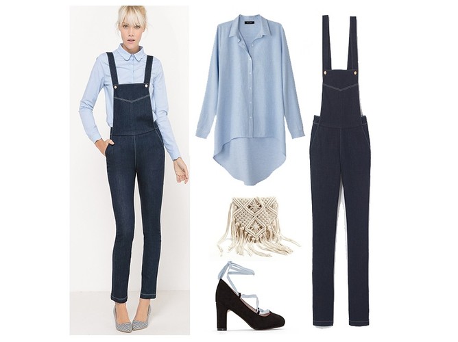 STYLIZACJE z ogrodniczkami (elementy zestawu z oferty LaRedoute.pl)