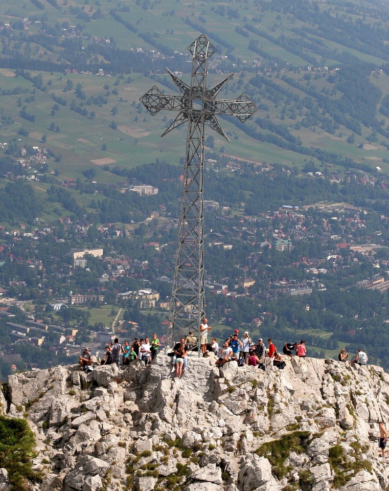 ZAKOPANE TATRY WIDOK Z LOTU PTAKA