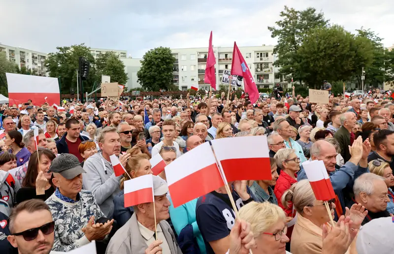 Wiec Donalda Tuska w Legionowie