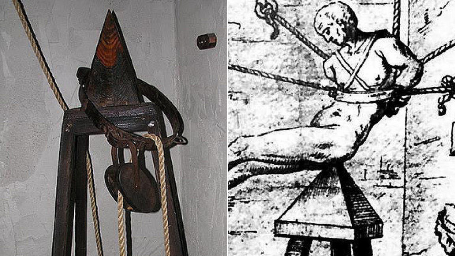 Brutálny mučiaci nástroj menom Judášova kolíska.