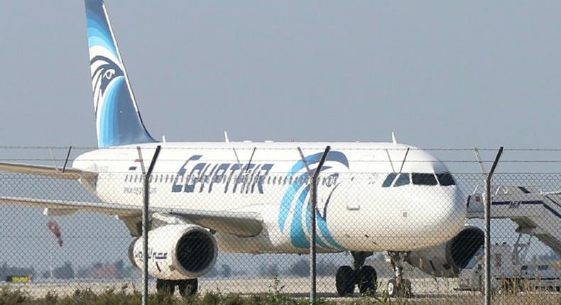 Traces of explosives have been detected on remains of victims of an EgyptAir plane crash last May that killed all 66 people on board, the aviation ministry announced