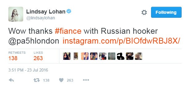 lindsay lohan, lindsay lohan botrány, lindsay lohan vőlegénye, egor tarabasov, fojtogatás, terhesség, videó