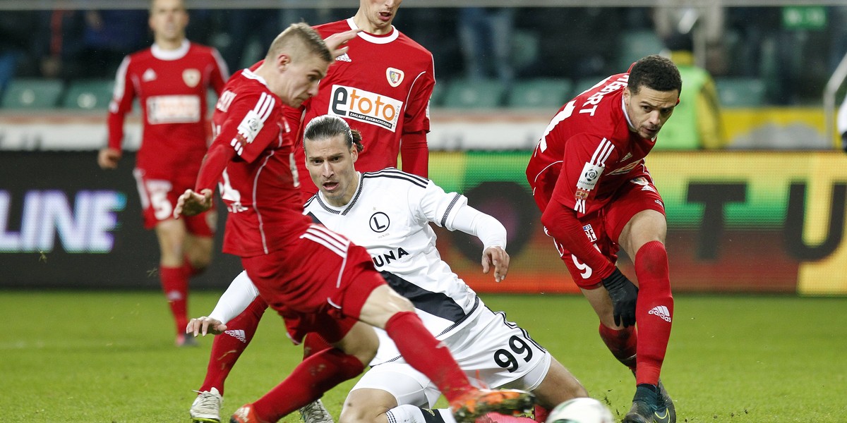 Legia Warszawa – Piast Gliwice 1:1. Skrót meczu