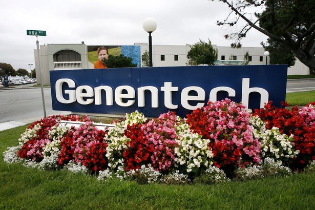 Genentech jest firmą biotechnologiczną, która w 2009 roku stała się spółka zależną koncernu Roche. W ubiegłym roku Genentech był na pozycji 6.
