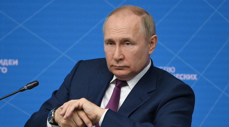 Putyin bejelentése / Fotó: MTI EPA