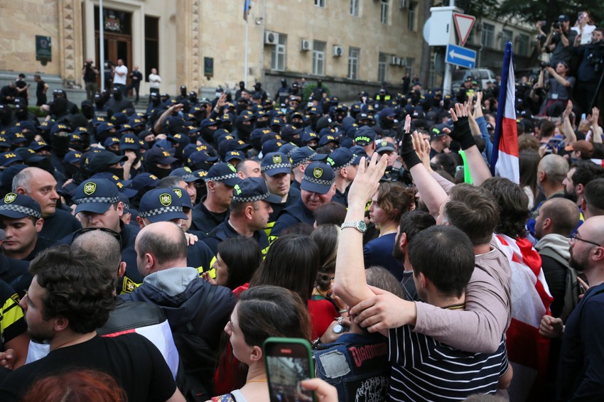 Protesti u Tbilisiju, Gurzija, 28. maja zbog zakona o stranim agentima