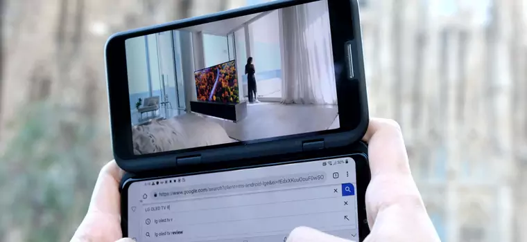 LG V50 ThinQ i G8 ThinQ zaprezentowane. Jeden z nich ma modem 5G, a drugi Hand ID (MWC 2019)