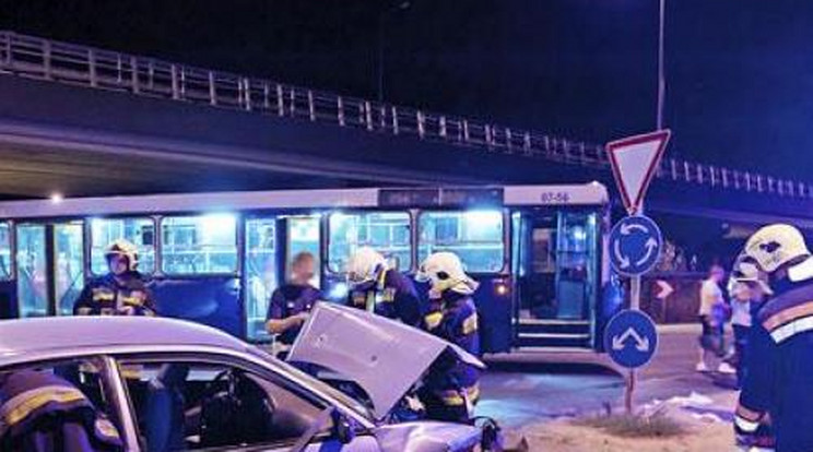 BKV buszsofőr és az utasok mentették a sérülteket!