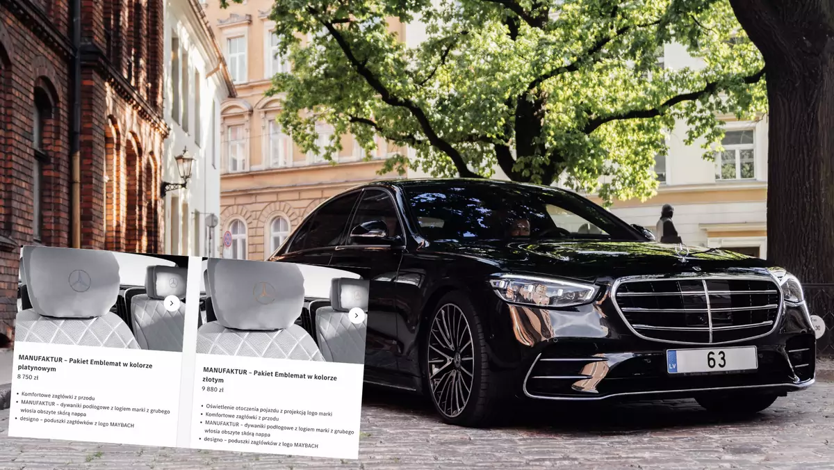 Poduszki to symbol luksusu w nowej klasie S (Źródło: Mercedes)