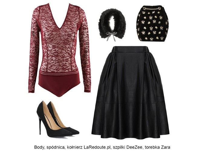 STYLIZACJE na andrzejki z koronkowym body