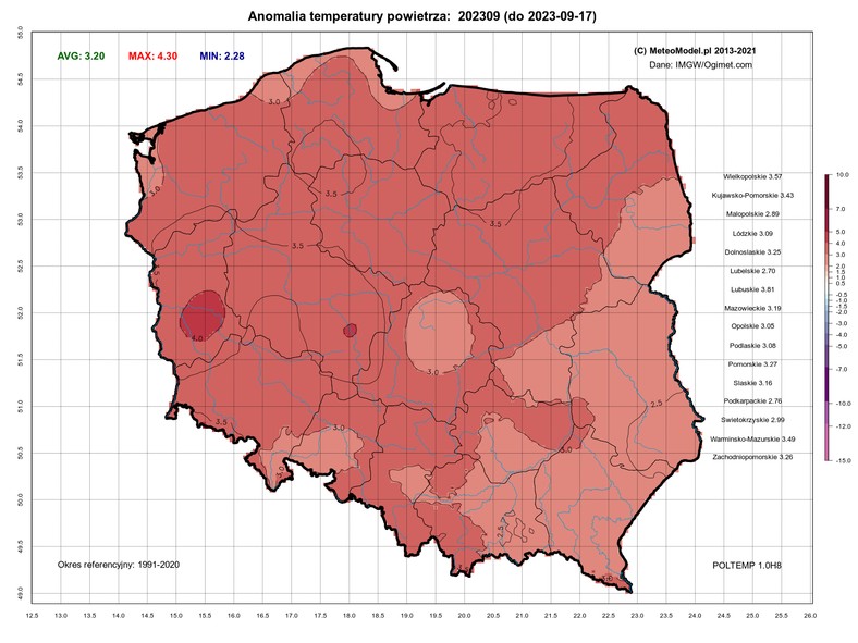 To jest rekordowo ciepły wrzesień