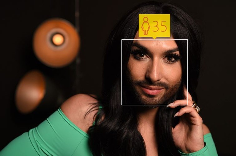 Conchita Wurst i jej wiek według How-Old.net
