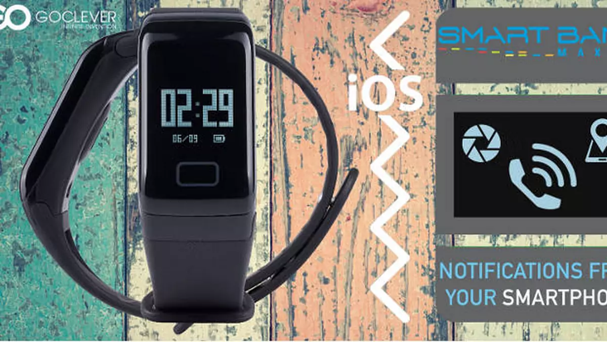Goclever Smart Band Max Fit - zaawansowana opaska fitness w niskiej cenie