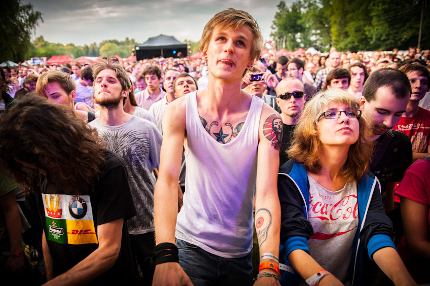 OFF Festival 2012 - publiczność (fot. Monika Stolarska / Onet)