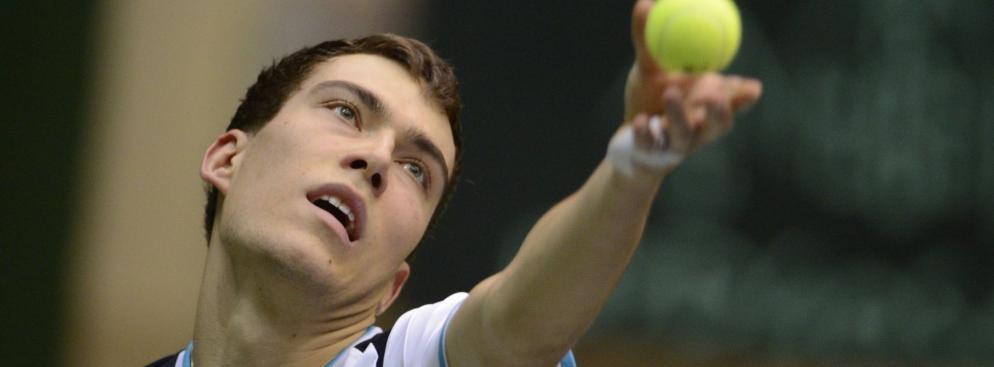 Jerzy Janowicz walczy z Jurgenem Zoppem