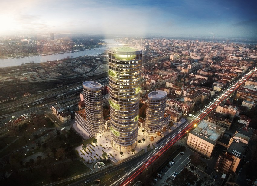 "Skajlajn Beograd" sa kulom od 129 metara