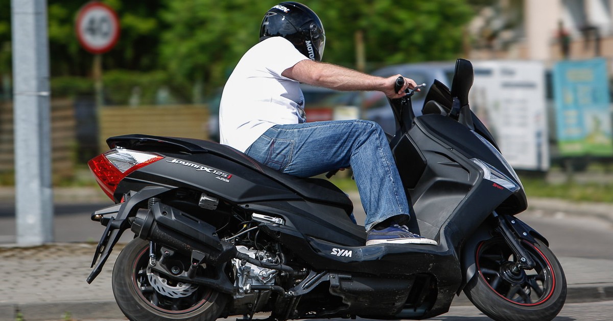 Test skutera SYM GTS Joymax 125i Sport ABS start stop