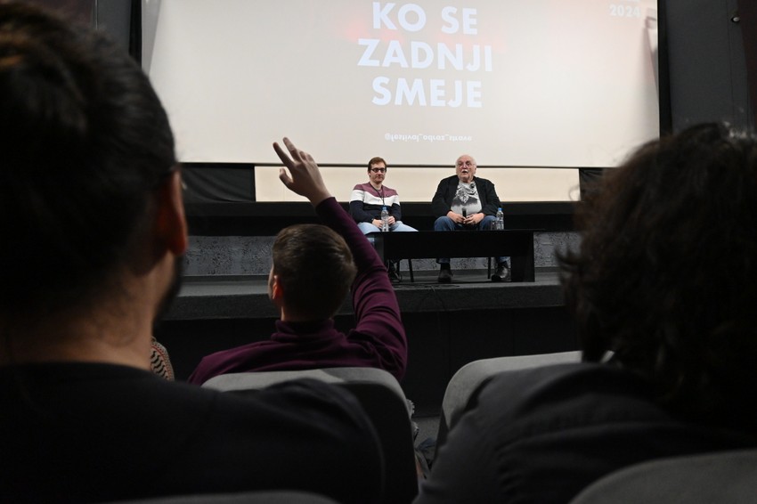 Slobodan Šijan na festivalu Odraz strave