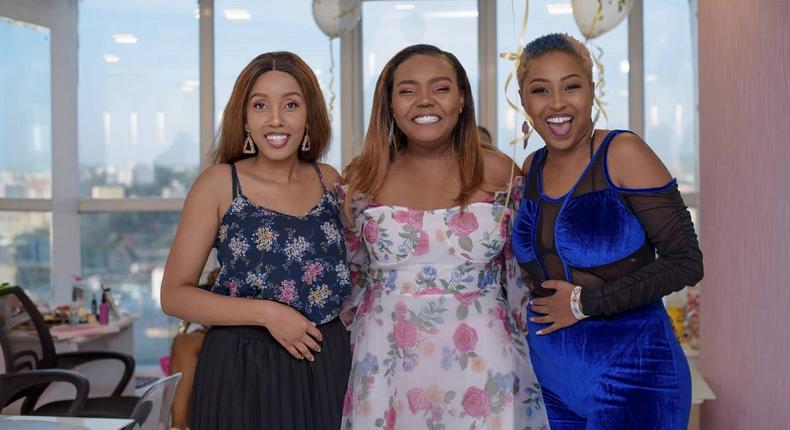 Doreen Majala, Cate Rira and Vivianne. Cate Rira ventures into Business months after partying ways with Nation FM (Photos)