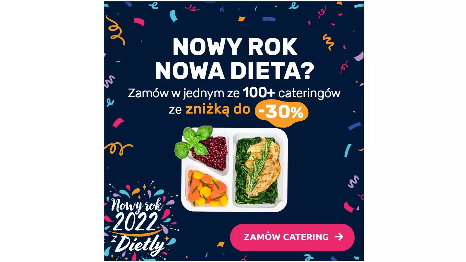 Noworoczne promocje na catering dietetyczny z Dietly.pl – koniecznie sprawdź