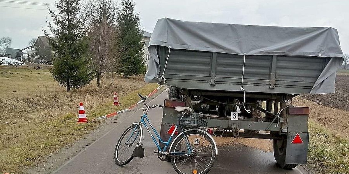 Gdy spojrzał w lusterko, zobaczył leżący rower. Horror w Tarnoszynie