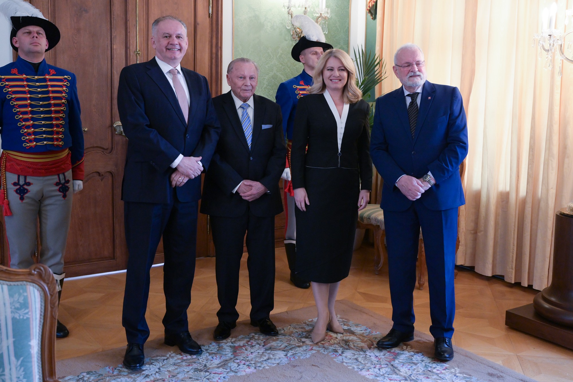 Sprava Ivan Gašparovič, Zuzana Čaputová, Rudolf Schuster a Andrej Kiska.