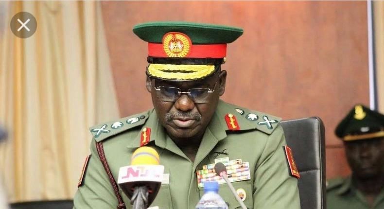 The Chief of Army Staff (COAS), Lt-Gen. Tukur Buratai [Twitter@Chiefojukwu]