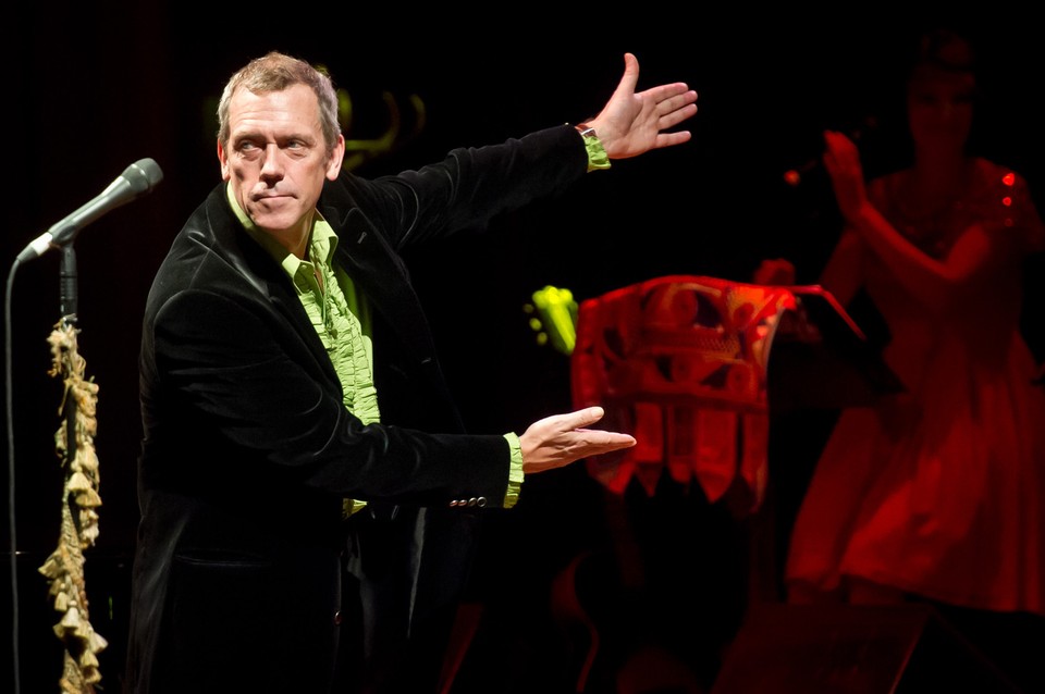 Hugh Laurie w Sali Kongresowej (fot. Rafał Nowakowski/Onet)