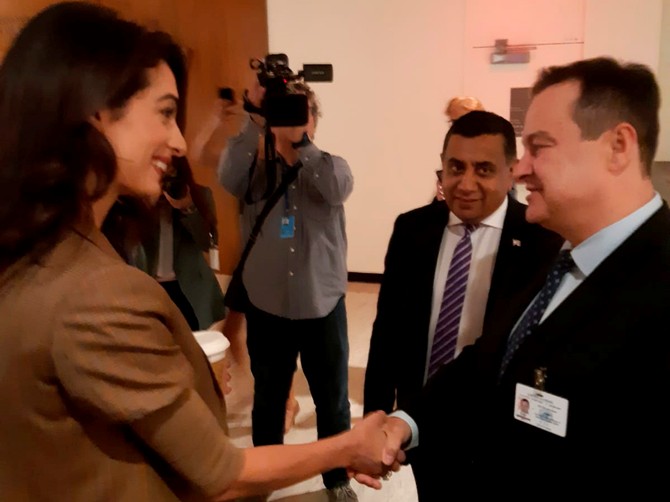 Amal Kluni i Ivica Dačić