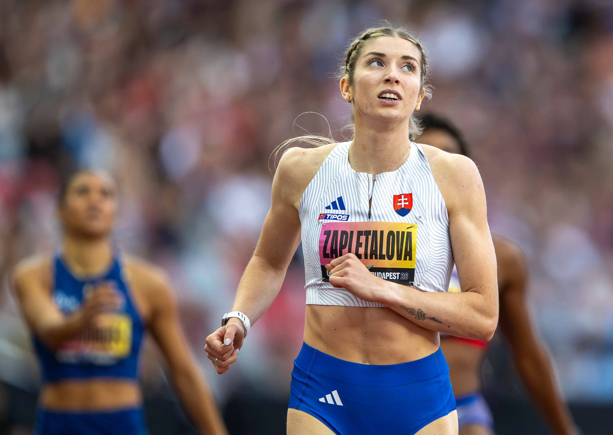 Slovenská atlétka Emma Zapletalová. 
