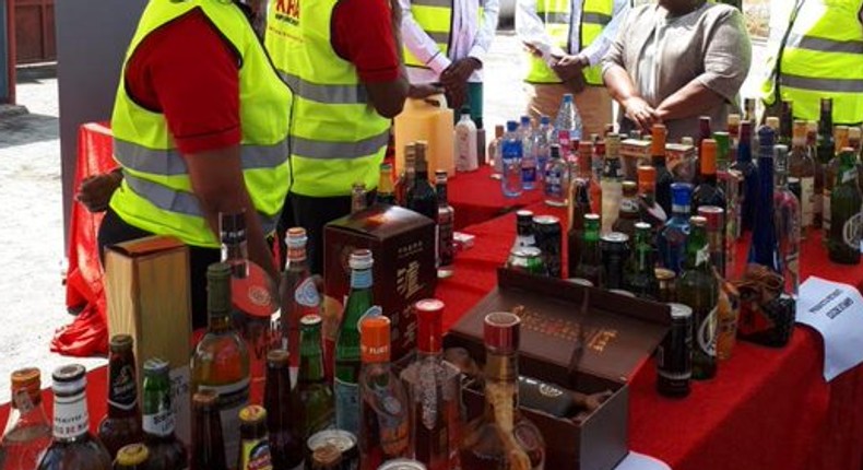 KRA destroys alcohol worth Ksh15 billion