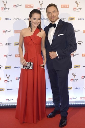 Paulina Sykut-Jeżyna z mężem