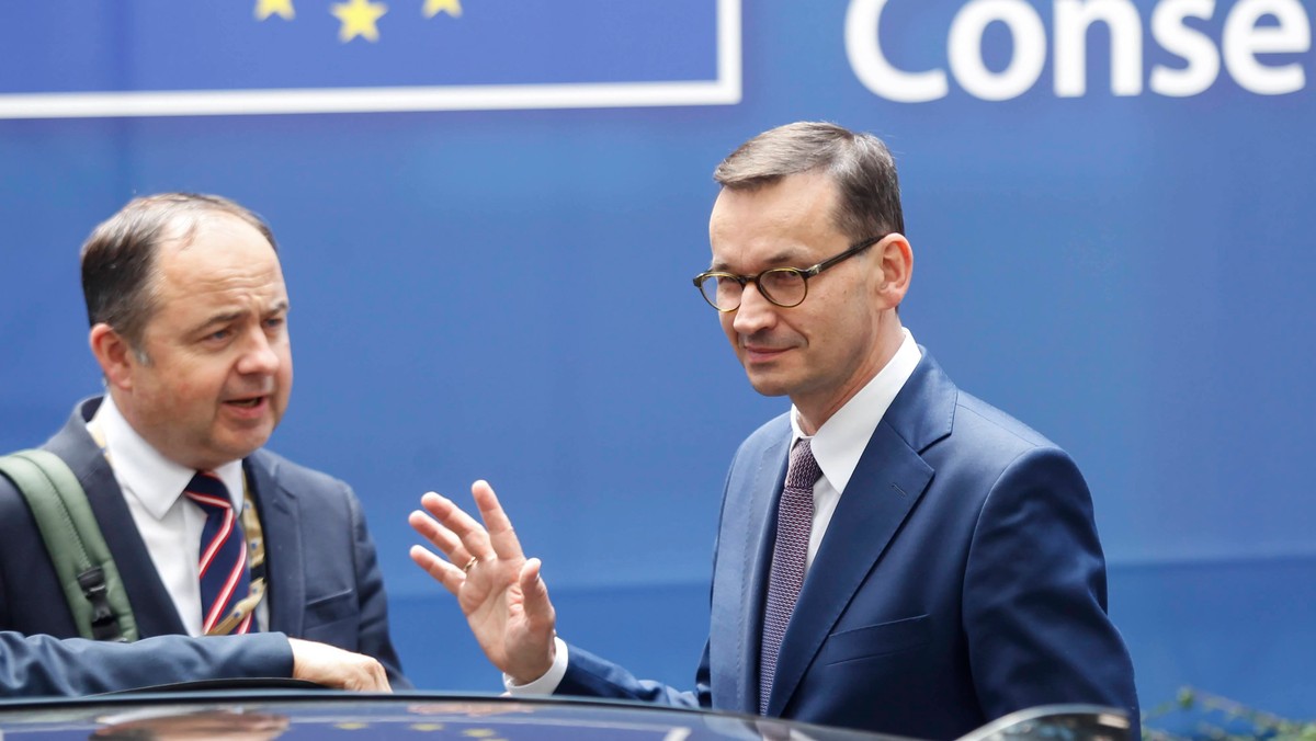 Konrad Szymański i Mateusz Morawiecki