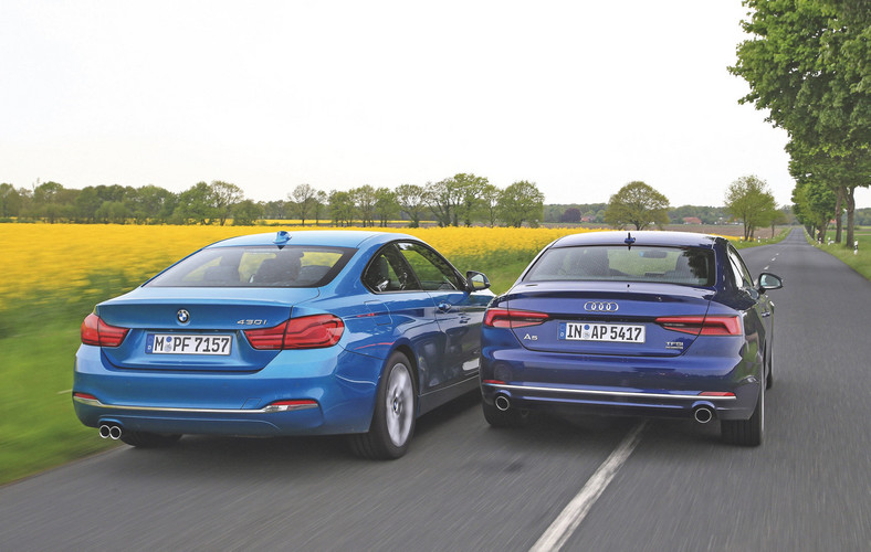 Brakuje tylko dwóch cylindrów - Audi A5 vs. BMW 430i