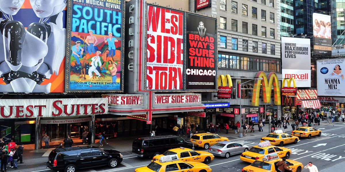 Broadway na nowojorskim Manhattanie