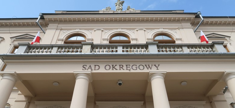 Afera Piebiaka. Manifestacja przed lubelskim sądem. "Minister Ziobro do dymisji"