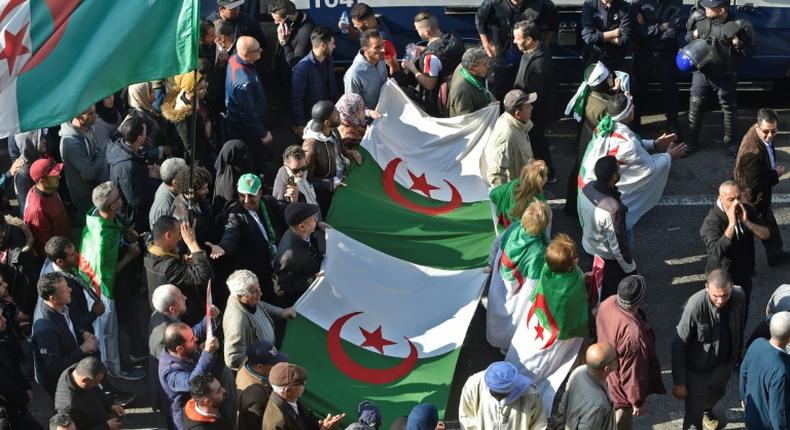 Algerian anti-government protesters have continued marching weekly for nearly a year -- despite ending the 20 year rule of President Abdelaziz Bouteflika
