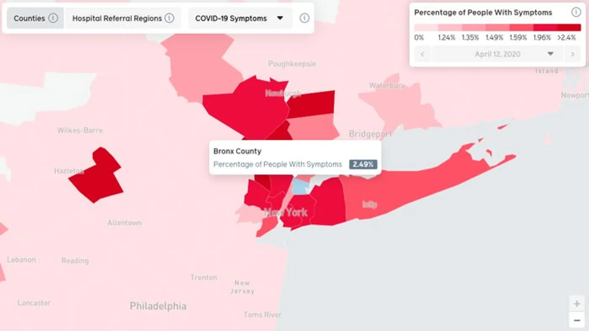 Mapa Facebooka pokaże, jak blisko użytkowników byli ludzie z objawami COVID-19