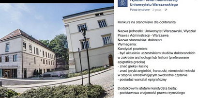 UW szuka pracownika. 1000 złotych za znajomość 6 języków