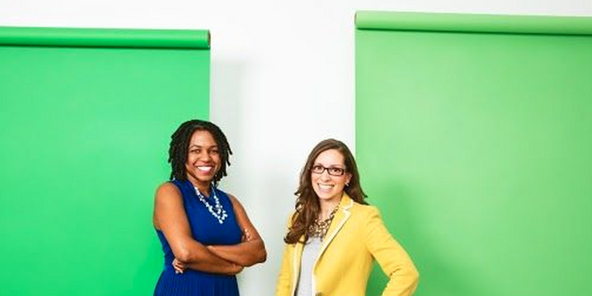New CEO Stacy Brown-Philpot with TaskRabbit founder Leah Busque.