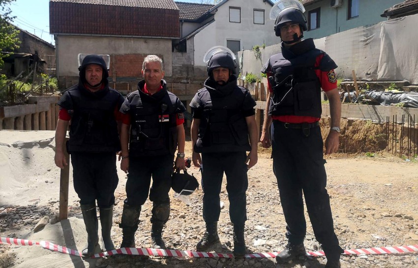 Pripadnici Sektora za vanredne situacije MUP-a Srbije