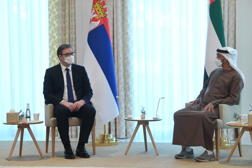 Aleksandar Vučić, Šeik Muhamed bin Zajed