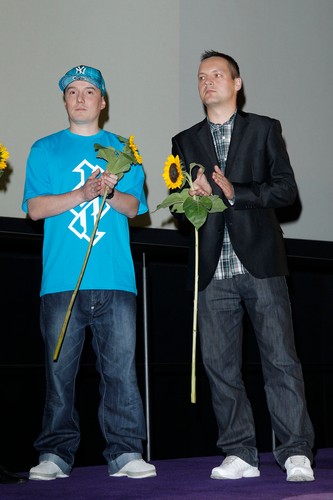 Rahim i Fokus na premierze 'Jestem Bogiem' w Warszawie