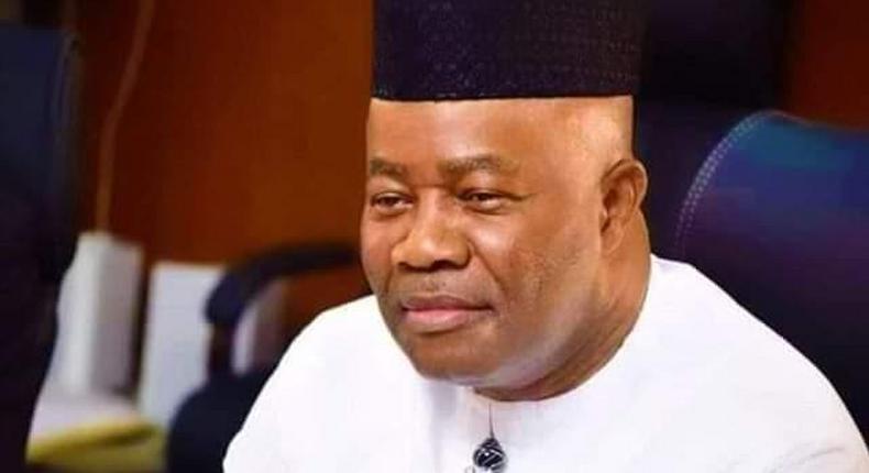 Minister of Niger Delta Affairs, Senator Godswill Akpabio. [Twitter/@CHYCHYCHUKWU]