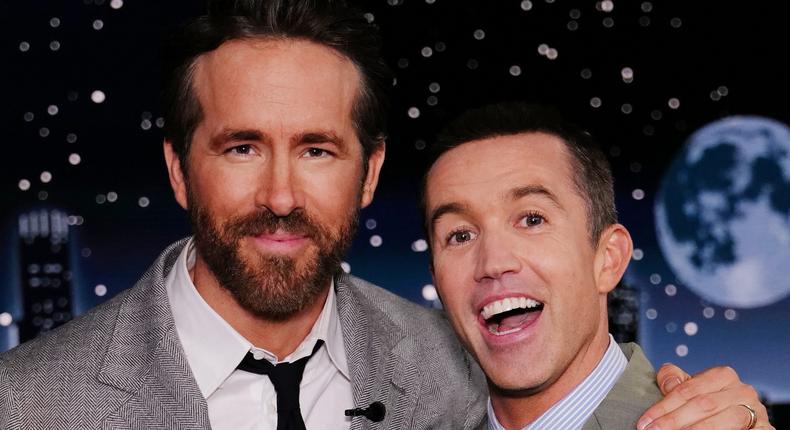 Rob McElhenney and Ryan Reynolds are business partners, costars, and friends.Randy Holmes/ABC via Getty Images