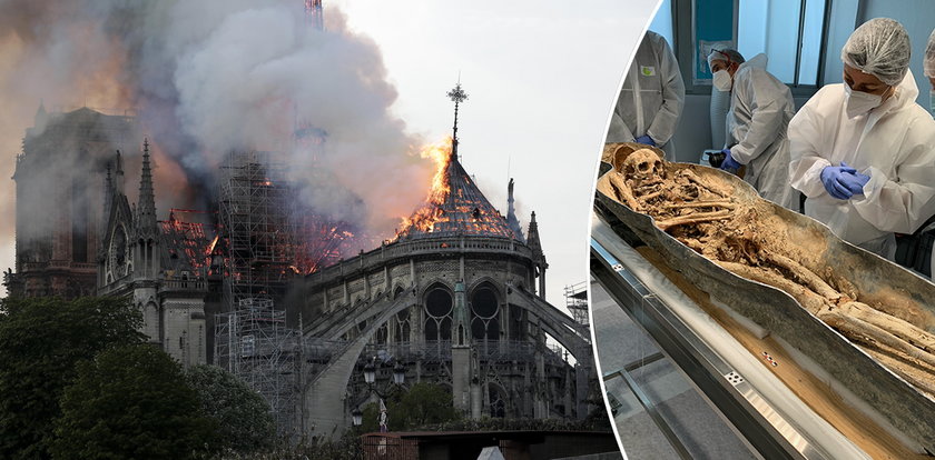 Tajemnica ludzkich szczątków pod iglicą Notre Dame. Już wiadomo kogo pochowano w ołowianych trumnach