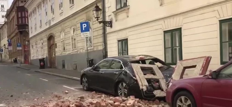 Najsilniejsze trzęsienie ziemi od 140 lat w Zagrzebiu. Duda pisze do prezydenta Chorwacji [WIDEO]