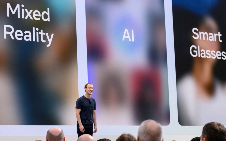 Obecnie Zuckerberg stawia na AI i metawersum